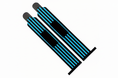 Black and Blue Wrist Wraps Clean Shot
