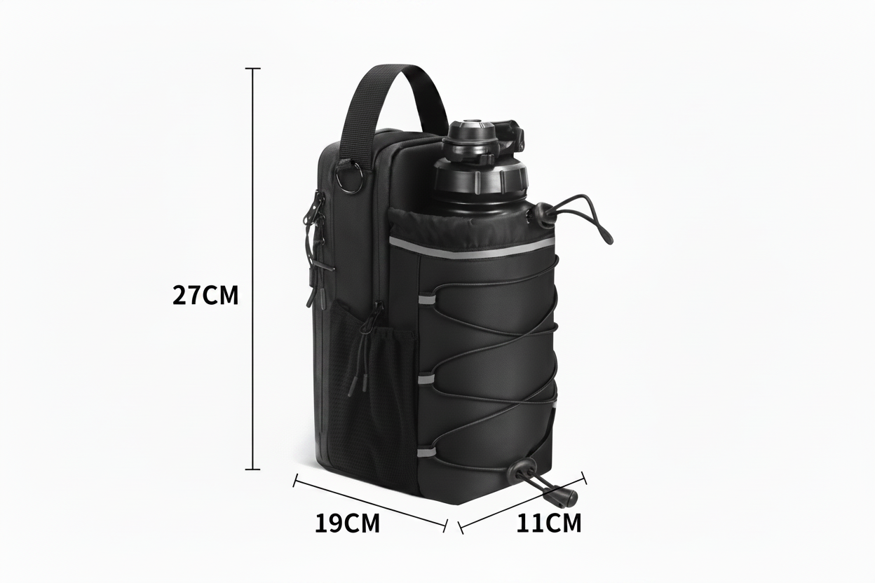 Premium Gym Bag with Smaller Dimension Labels
